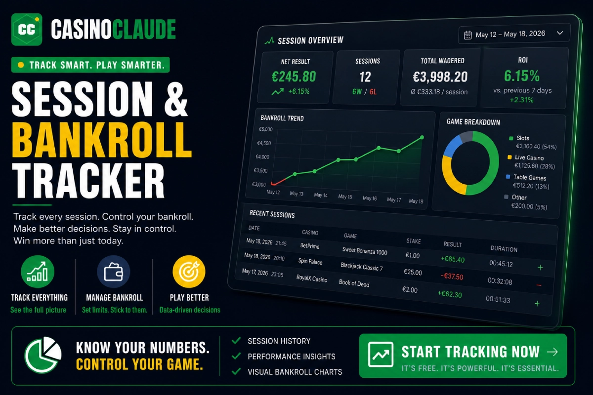 Session and bankroll tracker illustration